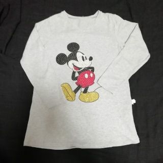 スキップランド(Skip Land)のレモール  キッズ  Disney  ミッキー  ロンＴ  ワンピース  130(Tシャツ/カットソー)