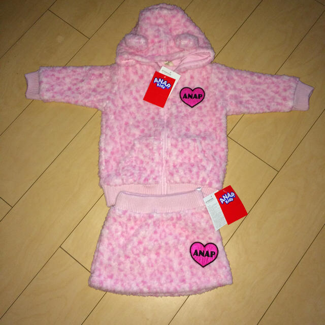 ANAP Kids(アナップキッズ)の新品 anap☁︎set  up キッズ/ベビー/マタニティのキッズ服女の子用(90cm~)(その他)の商品写真