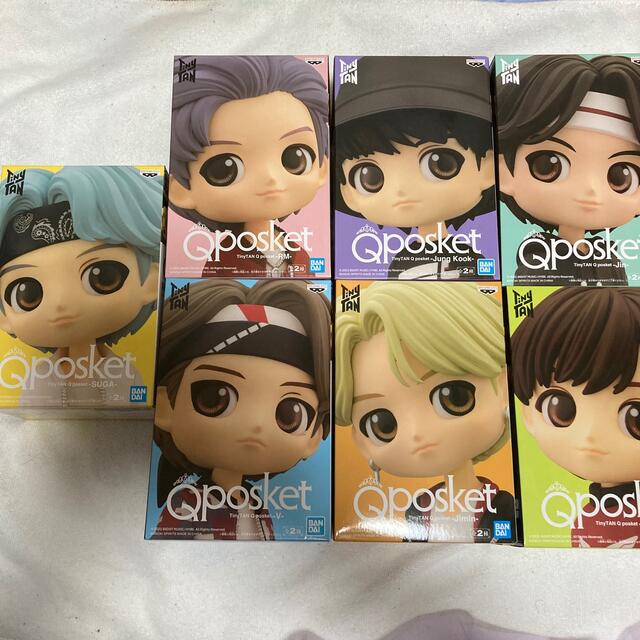 BTS TinyTAN qposket  フィギュア Aカラー コンプセット