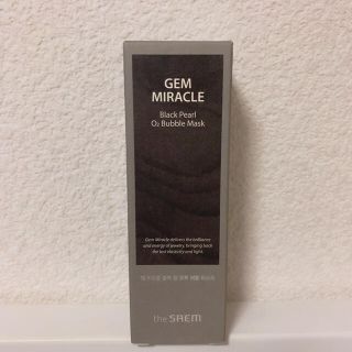 ザセム(the saem)のthe SAEM ジェムミラクル ブラックパール O2 バブルマスク 105g(パック/フェイスマスク)