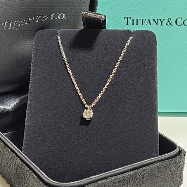 Tiffany & Co.(ティファニー)のお値下【美品】TIFFANY ダイヤモンドペンダント　0.17カラット レディースのアクセサリー(ネックレス)の商品写真