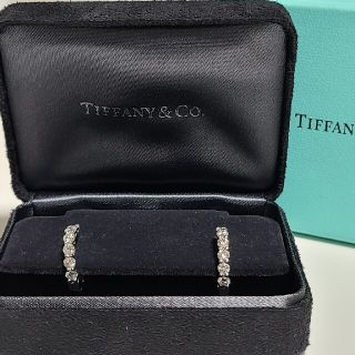 ティファニー(Tiffany & Co.)の【美品】TIFFANYフープピアス ダイヤモンド合計1.51カラット(ピアス)