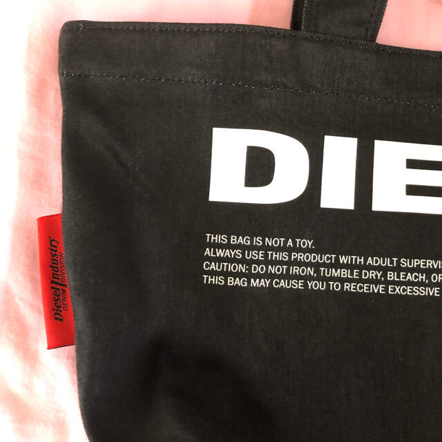 DIESEL(ディーゼル)のディーゼル DIESEL ロゴ トートバッグ ブラック メンズのバッグ(トートバッグ)の商品写真