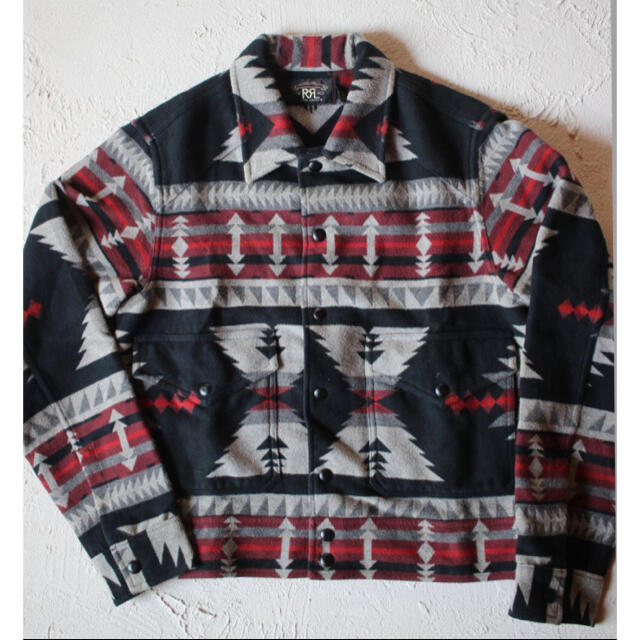 新品*RRL*ブラッシュド ジャガード オーバーシャツ*M* ダブルアールエル 1