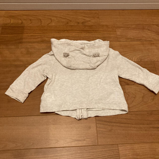 babyGAP(ベビーギャップ)のbabyGAP クマ耳パーカー　70 キッズ/ベビー/マタニティのベビー服(~85cm)(トレーナー)の商品写真