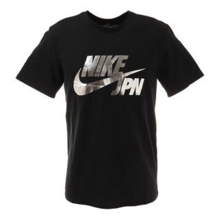 ナイキ(NIKE)の【新品未使用❗️】NIKE ナイキ Tシャツ　ブラック×シルバーロゴ　サイズＬ(Tシャツ/カットソー(半袖/袖なし))