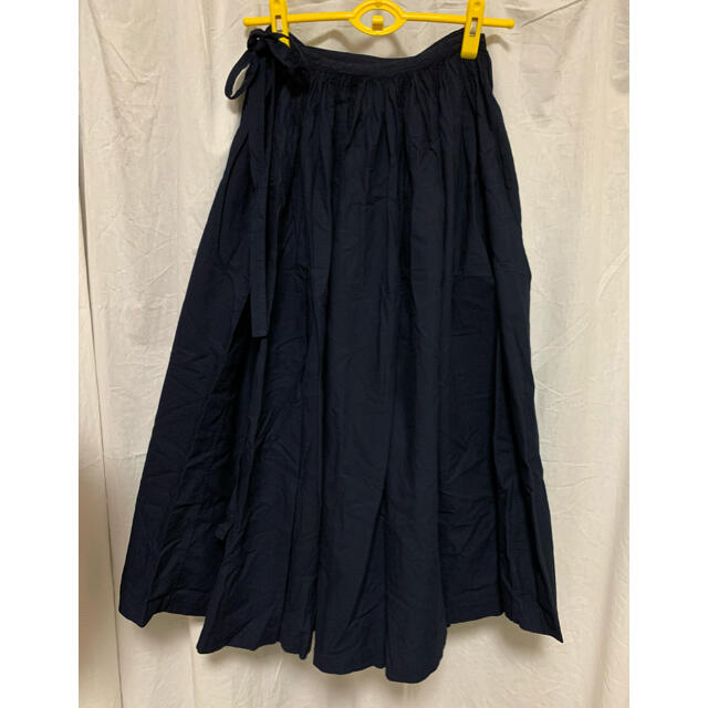 IDEE(イデー)のpool  いろいろの服　巻きスカート🔹ネイビー レディースのスカート(ロングスカート)の商品写真