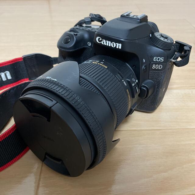 Canon 80D ダブルズームキット　Canon単焦点&備品セット