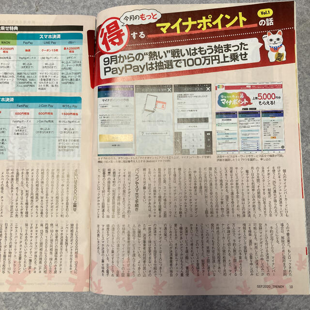 日経BP(ニッケイビーピー)の日経トレンディ   2020年9月号 エンタメ/ホビーの雑誌(その他)の商品写真