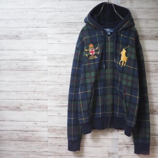 ポロラルフローレン(POLO RALPH LAUREN)のPOLO RALPH LAUREN タータンチェック スウェットパーカー(パーカー)