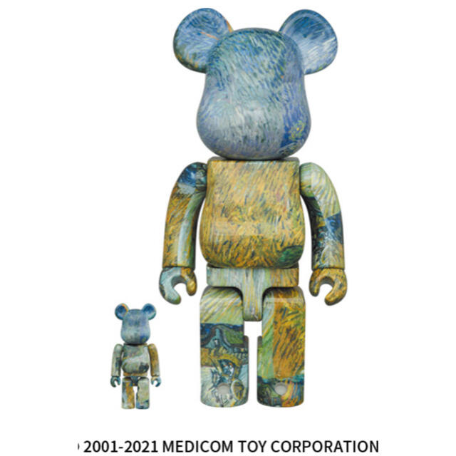 BE@RBRICK 100%u0026400% ゴッホ展オリジナル-