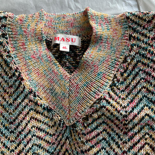 masu candy long knit vest(ベスト)