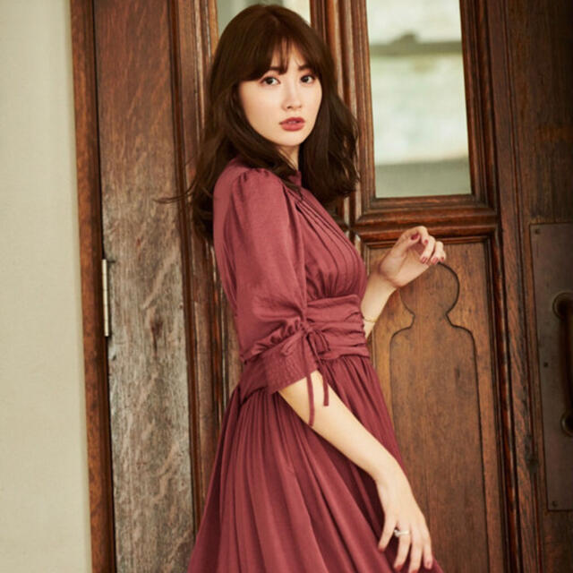 Victoria Park Long Dress rouge