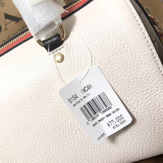 【COACH X PEANUTS☆新品】希少！ローアン サッチェル！1点限りです¥77000カラー