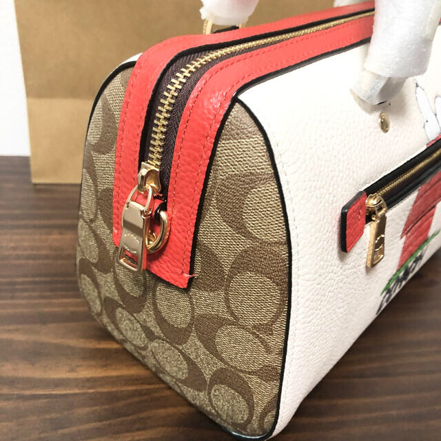 【COACH X PEANUTS☆新品】希少！ローアン サッチェル！1点限りです¥77000カラー