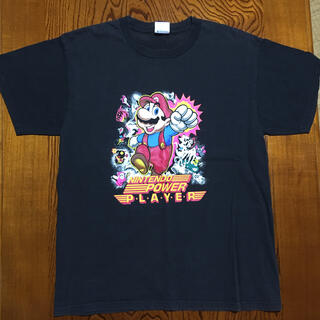 スーパーマリオ（USA版？）Tシャツ Nintendo Power playerの通販 ...
