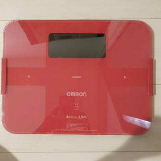 オムロン(OMRON)のオモロン体重計  HBF-252F レッド(体重計/体脂肪計)