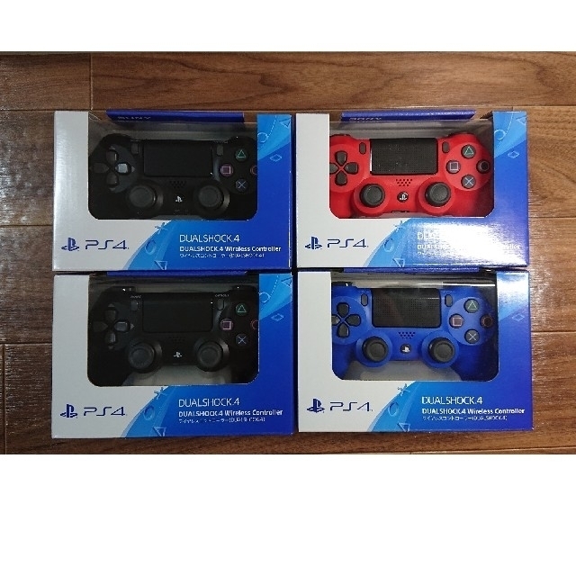 新品 純正PS4 ワイヤレスコントローラー DUAL SHOCK4 4個セット