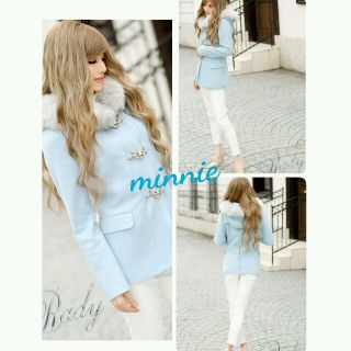 ていません Rady ビジューダッフルコートの通販 by (๑╹ω╹๑