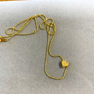 ジュエリーツツミ(JEWELRY TSUTSUMI)のK18 ダイヤモンドプチネックレス　イタリア製(ネックレス)