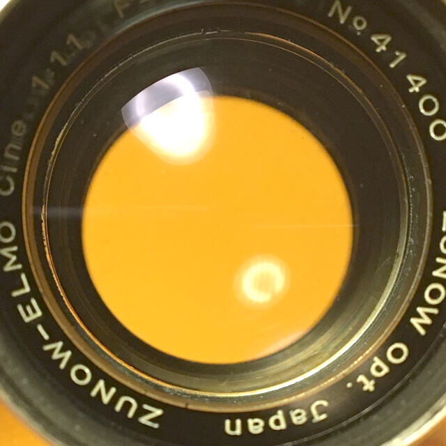 ZUNOW ELMO ズノー 大口径レンズ 38mm F1.1 光学美品 ZUNOW ELMO ズノー 大口径レンズ 38mm F1.1 光学美品