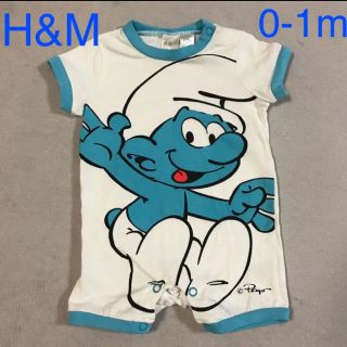 エイチアンドエム(H&M)のH&M スマーフ　ロンパース　エイチアンドエム　エイチ&エム　SMURF(ロンパース)