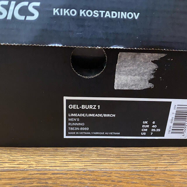 asics(アシックス)のasics KIKO KOSTADINOV gel berz 1 キコ美品 メンズの靴/シューズ(スニーカー)の商品写真