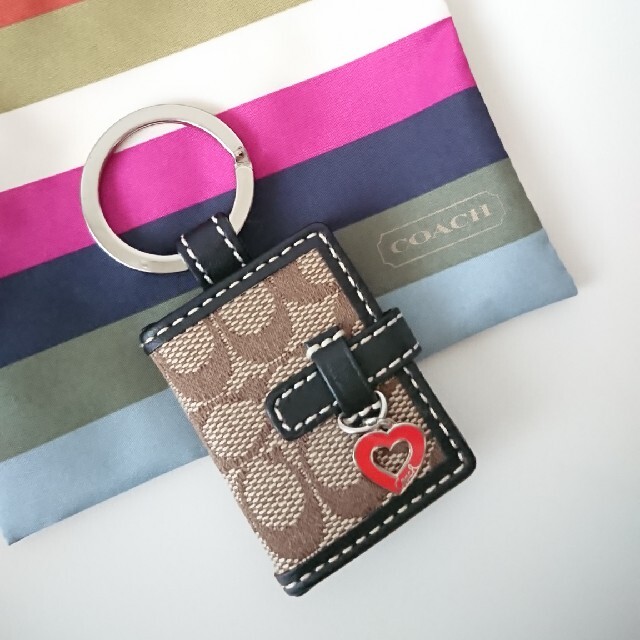 COACH - COACH シグネチャー ピクチャーフレーム バッグチャームの通販