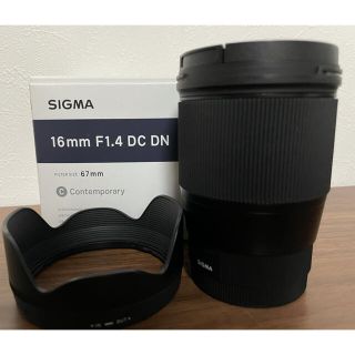 SIGMA - SIGMA 16mm F1.4 DC DN SONY－Eマウント APS-Cの通販 by りっ