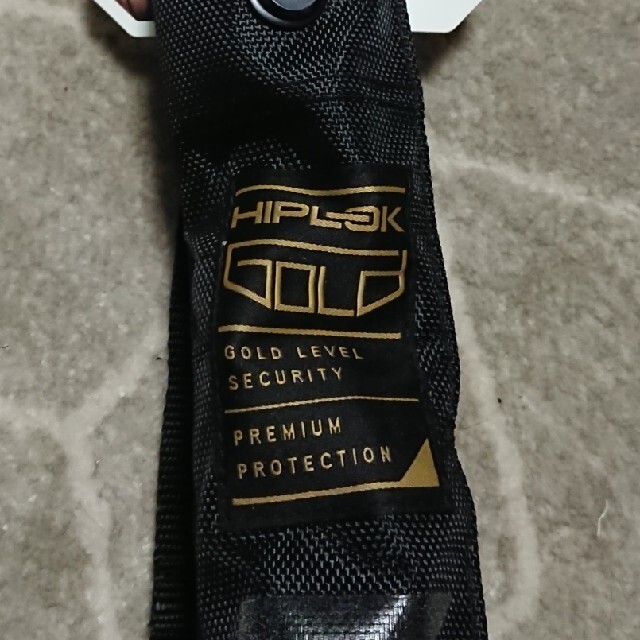 ABUS(アバス)の新品未使用 HIPLOCK Gold Wearable  ヒップロック 自転車鍵 自動車/バイクの自動車(セキュリティ)の商品写真