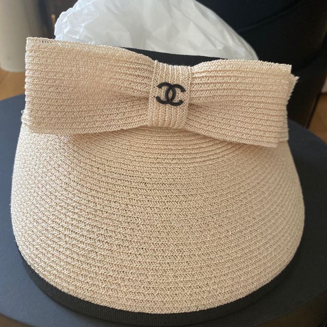 CHANEL サンバイザー 帽子 CHANEL サンバイザー 帽子