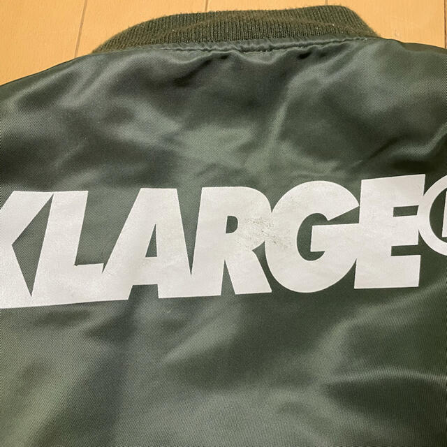 XLARGE(エクストララージ)のエクストララージ　X-LARGE MA-1 130 中古品 キッズ/ベビー/マタニティのキッズ服男の子用(90cm~)(ジャケット/上着)の商品写真