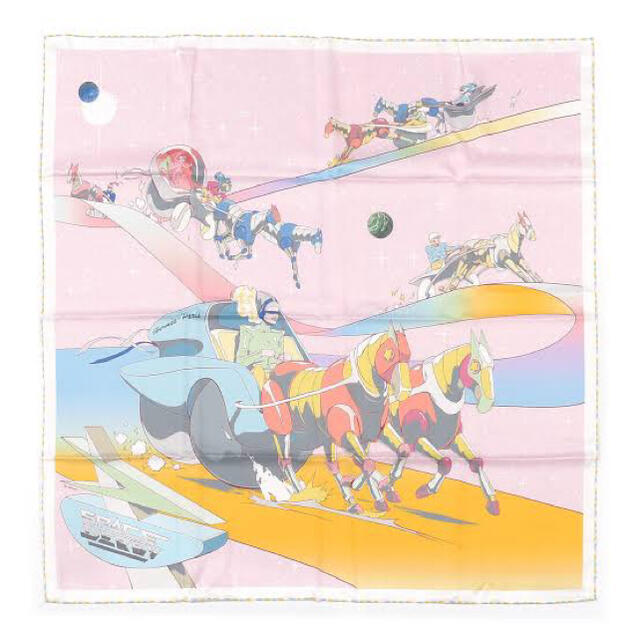 日本産】 Hermes - 【新品未使用】エルメス カレ90 space derby 黄色