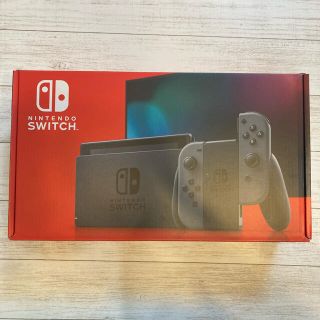 ニンテンドースイッチ(Nintendo Switch)のNintendo switchグレー　新品未使用品(家庭用ゲーム機本体)