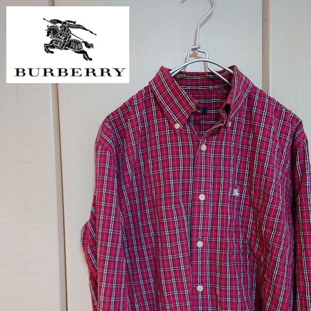 BURBERRY - 美品 BURBERRY バーバリー ノバチェック シャツ 長袖 ロゴ 