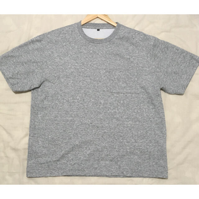 MUJI (無印良品)(ムジルシリョウヒン)の無印　二重編みビッグシルエットＴシャツ メンズのトップス(Tシャツ/カットソー(半袖/袖なし))の商品写真