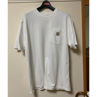 カーハート(carhartt)のカーハート　carhartt  Tシャツ　古着　白T  シャツ　トップス(Tシャツ/カットソー(半袖/袖なし))