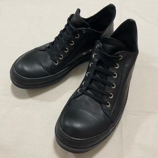 リックオウエンス(Rick Owens)のRICK OWENS ラモーンズ オールレザー スニーカー(スニーカー)