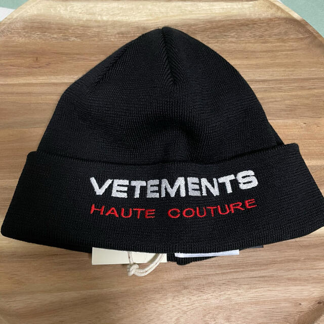 新品 Vetements Haute Couture ニット帽 ビーニーフリーサイズ