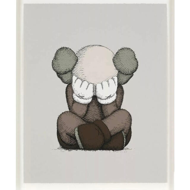 真作 新品 kaws separated シルクスクリーン ED250 エンタメ/ホビーの美術品/アンティーク(版画)の商品写真