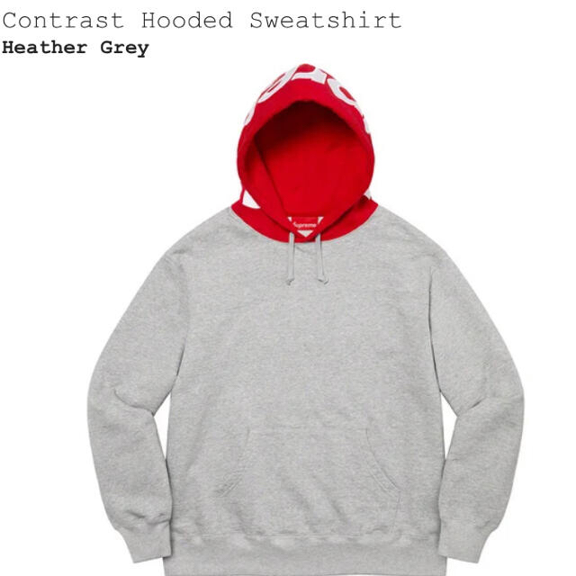 Supreme Contrast Hooded Sweatshirt
