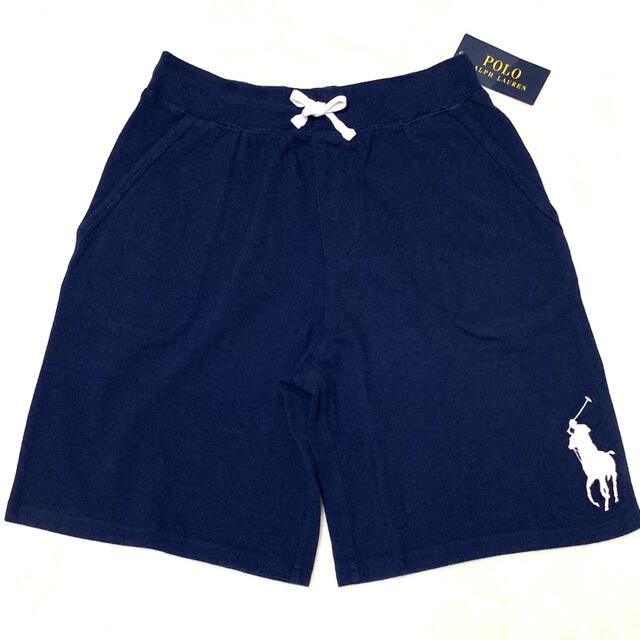 Ralph Lauren(ラルフローレン)の1点のみ☆*。ボーイズ L/160 新品 ビッグポニー コットンメッシュ パンツ キッズ/ベビー/マタニティのキッズ服男の子用(90cm~)(パンツ/スパッツ)の商品写真