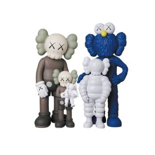 KAWS FAMILY BROWN/BLUE/WHITE MEDICOM TOY(その他)