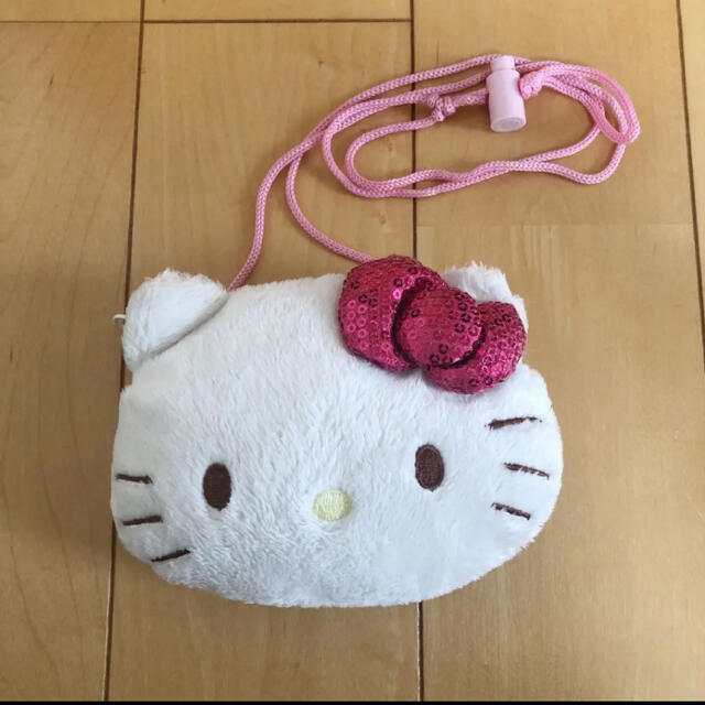 ハローキティ(ハローキティ)のキティちゃん　フェイスポシェット キッズ/ベビー/マタニティのこども用バッグ(ポシェット)の商品写真