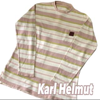 カールヘルム(Karl Helmut)のピンクハウス【Karl Helmut】カールヘルム ボーダーロンT Fサイズ(Tシャツ/カットソー(七分/長袖))