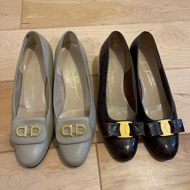 楽天 足元⭐︎キラリ フェラガモパンプス ハイヒール/パンプス