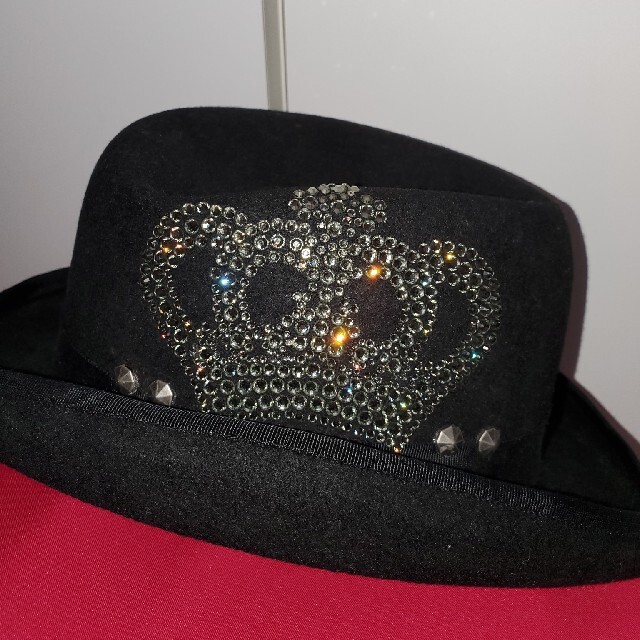 ♡輝♡ 一点物 ユニセックス スワロフスキー SWAROVSKI ハット ♡輝♡ 一点物 ユニセックス スワロフスキー SWAROVSKI ハット