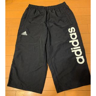 アディダス(adidas)のadidas アディダス 7分丈パンツ　160 黒色(パンツ/スパッツ)