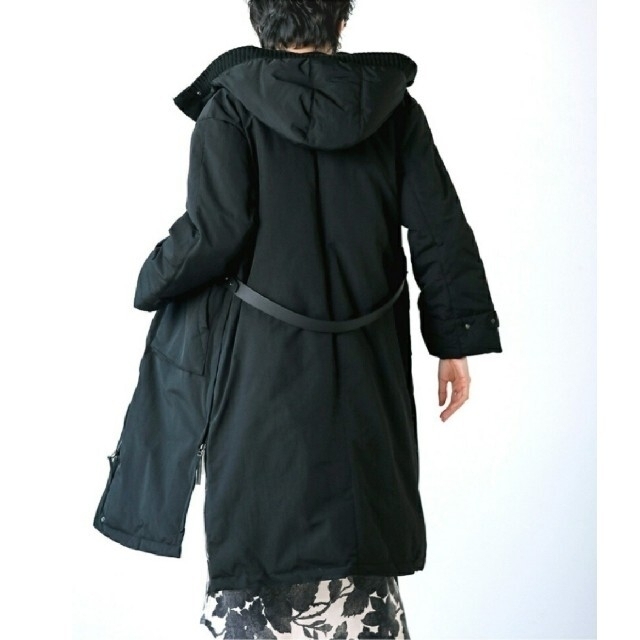 Bou Jeloud(ブージュルード)のBou jeloud ブージュルード グログラン ミリタリー中綿コート レディースのジャケット/アウター(モッズコート)の商品写真