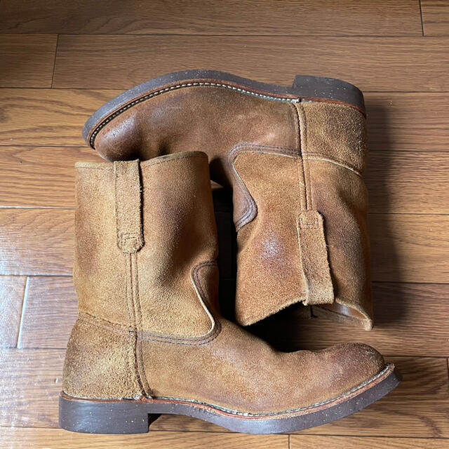 レッドウイング REDWING スエード ペコス ローパーブーツ US9E www